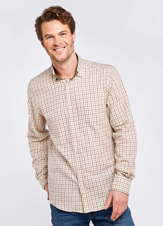 628F1160 vêtements vert sombre Dubarry Hommes chemise à carreaux connell tattersall