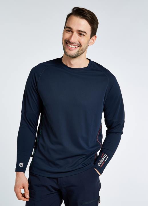 628F1029 vêtements marine Dubarry Hommes ancône t-shirt à manches longues