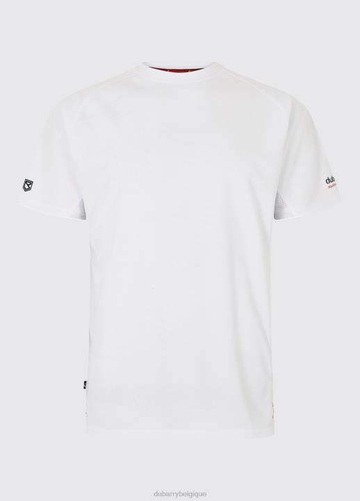 628F959 vêtements blanc Dubarry Hommes t-shirt à manches courtes tanger