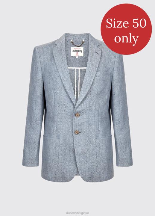 628F1174 vêtements bleu Dubarry Hommes blazer en lin glen