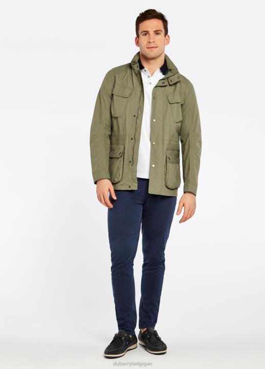 628F1149 vêtements kaki Dubarry Hommes veste imperméable thornton